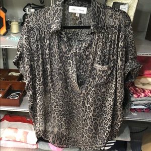 Fifteen Twenty silk blouse XS